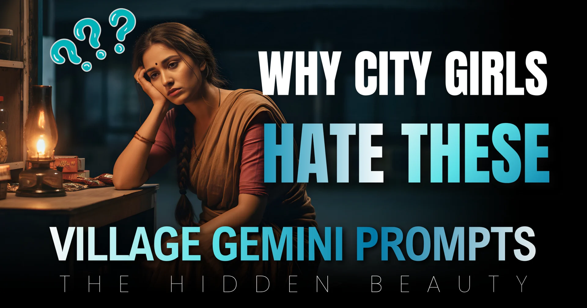 Nano banana AI art: 8K Indian woman portrait, generated with a simple copy paste prompt to define every frame detail.