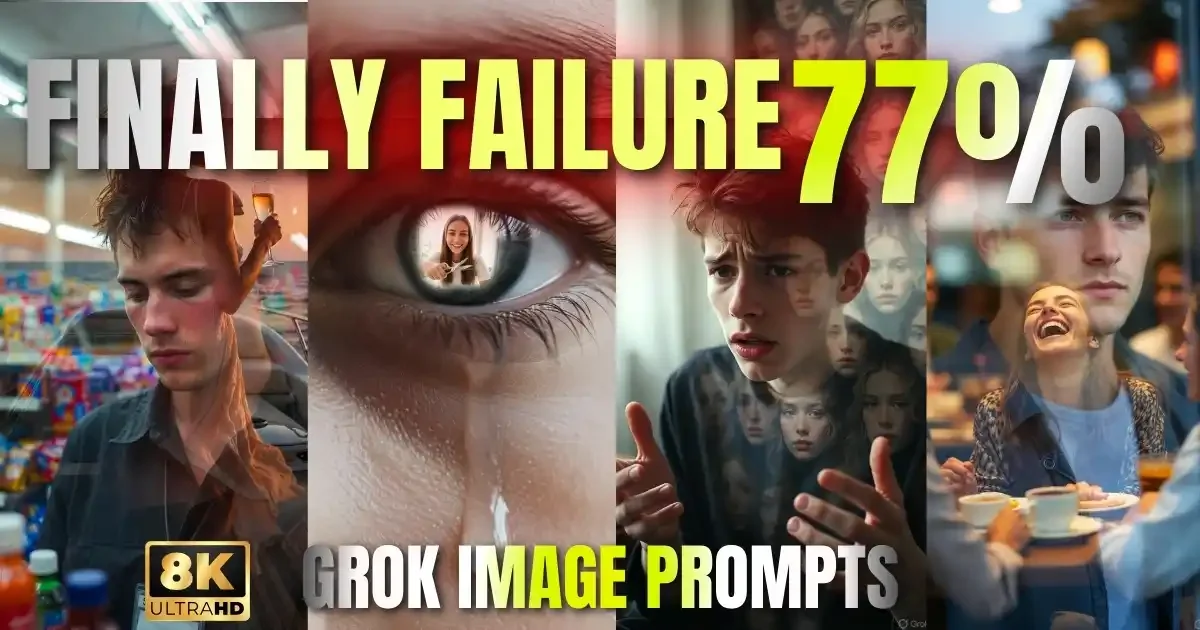 A dramatic double exposure prompt image showing a sad boy's silhouette merged with a joyful girl's face, representing love failure. Love Failure Sad Boy Gemini Prompt proven guide