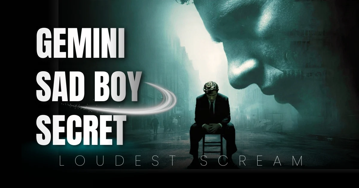 100 Gemini Prompts shows an Alone Boy Prompts for Gemini sitting defeated under a mural, creating dramatic Love Failure Photos.