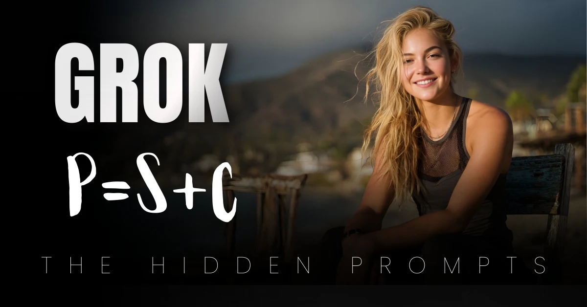 Uncensored grok prompts extreme low angle coastal boulder athletic fashion shot with grok AI image generator