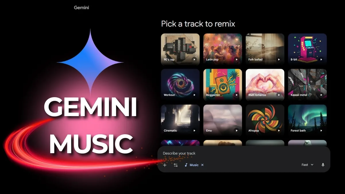 Creating original songs from photos using the Image to Music AI feature in Google Gemini.