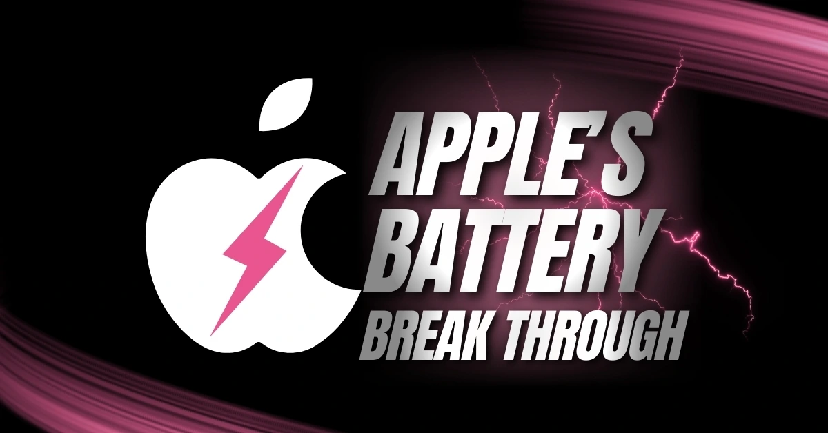 Conceptual image of a futuristic iPhone with a long battery life indicator, representing the 2026 battery breakthrough.